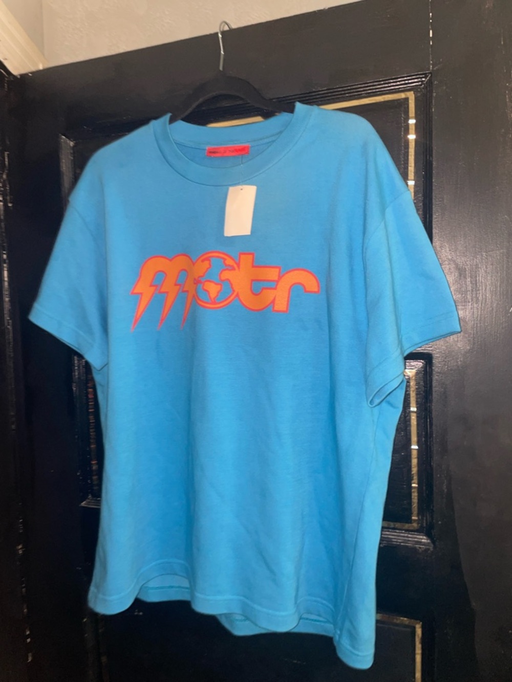 Cool Blue Members of Rage (Nordstrom) oversized boxy tee look top